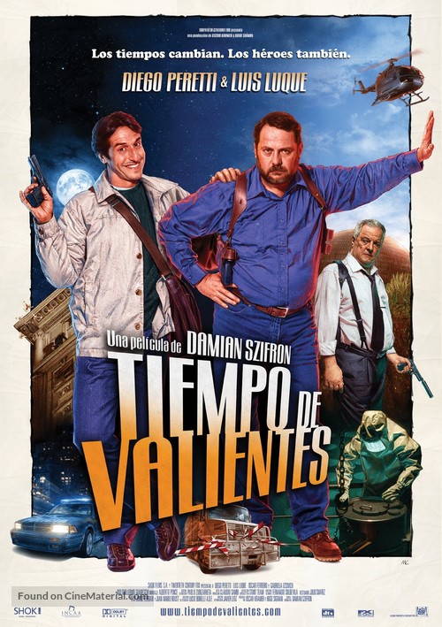 Tiempo de valientes - Argentinian Movie Poster
