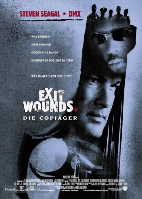 Exit Wounds - German Movie Poster