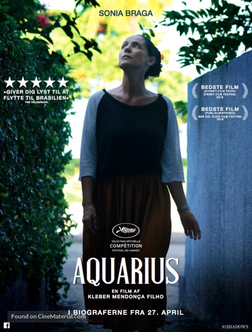 Aquarius - Danish Movie Poster