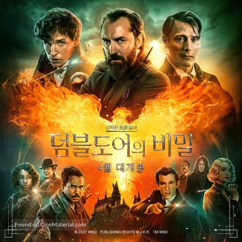 Fantastic Beasts: The Secrets of Dumbledore - South Korean Movie Poster