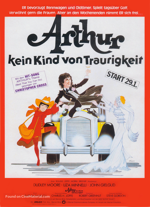 Arthur - German Movie Poster