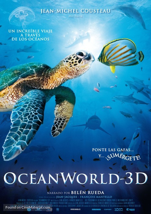 OceanWorld 3D - Spanish Movie Poster