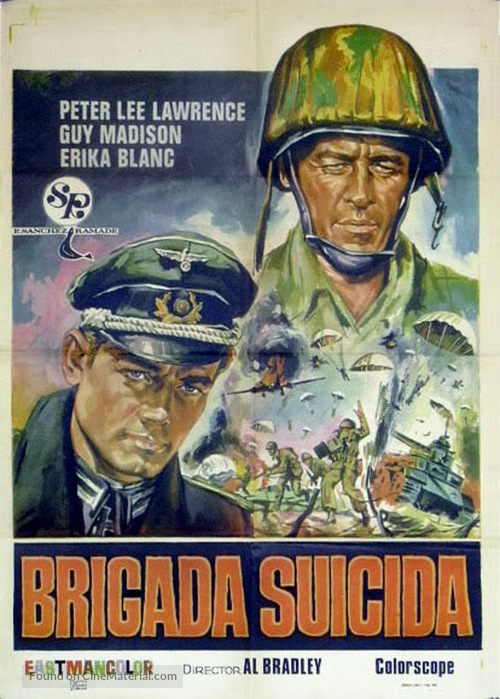 Testa di sbarco per otto implacabili - Spanish Movie Poster