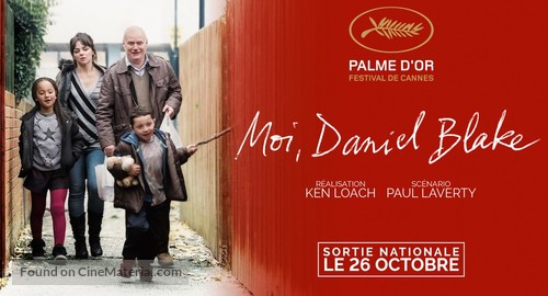 I, Daniel Blake - French Movie Poster