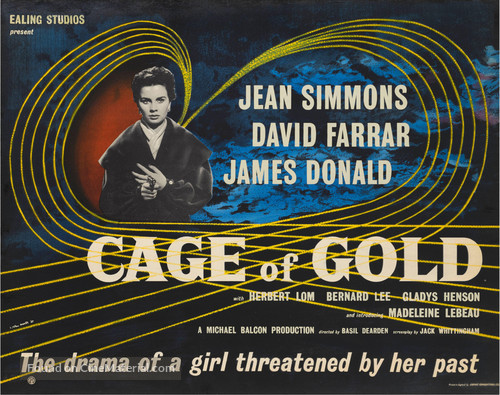 Cage of Gold - British Movie Poster