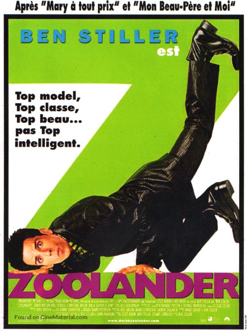 Zoolander - French Movie Poster