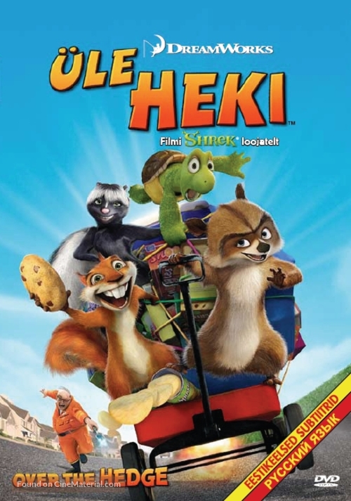 Over the Hedge - Estonian DVD movie cover