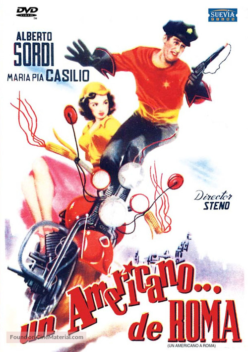 Un americano a Roma - Spanish DVD movie cover