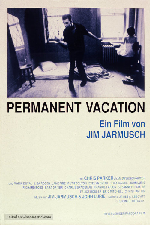Permanent Vacation - German Movie Poster