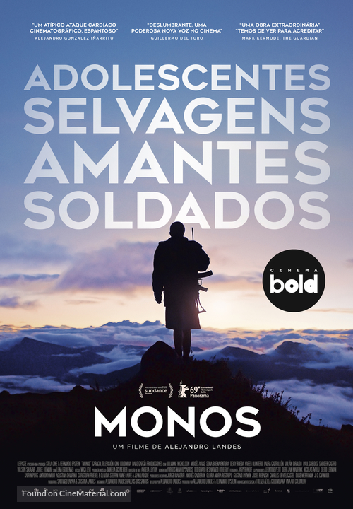 Monos - Portuguese Movie Poster