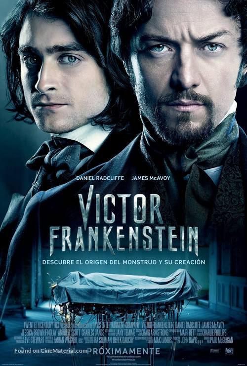 Victor Frankenstein - Mexican Movie Poster