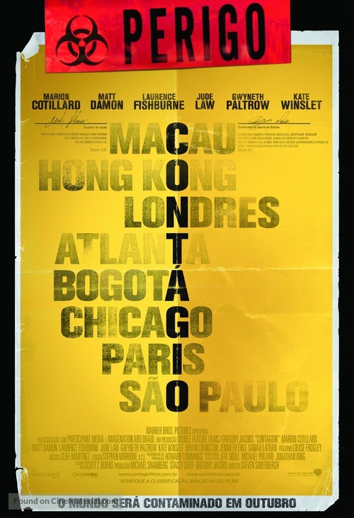Contagion - Brazilian Movie Poster