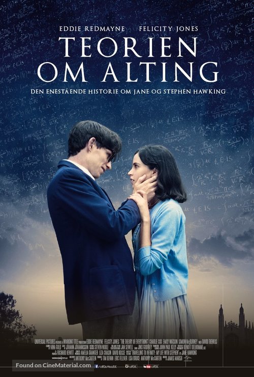 The Theory of Everything - Danish Movie Poster