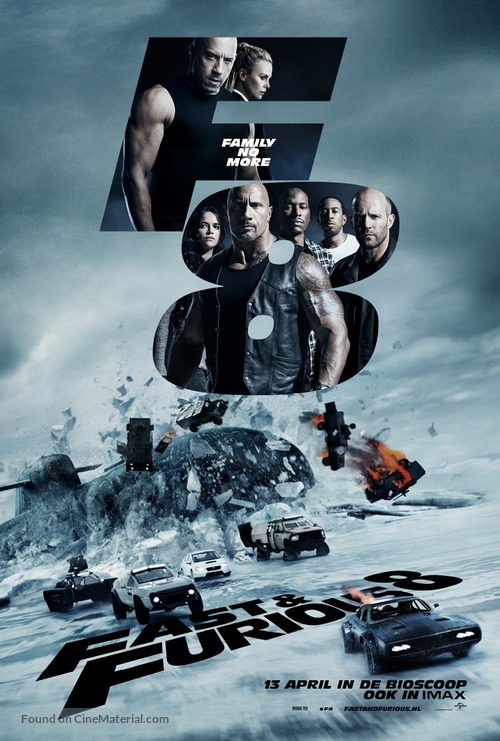 The Fate of the Furious - Dutch Movie Poster