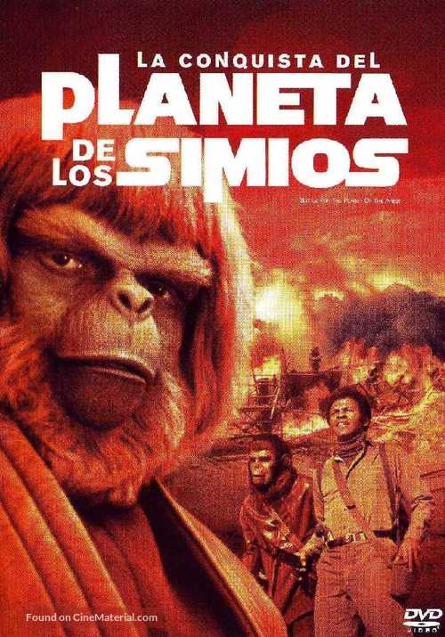 Battle for the Planet of the Apes - Spanish Movie Cover