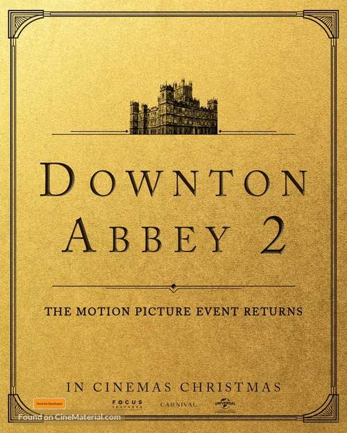 Downton Abbey: A New Era - Australian Movie Poster