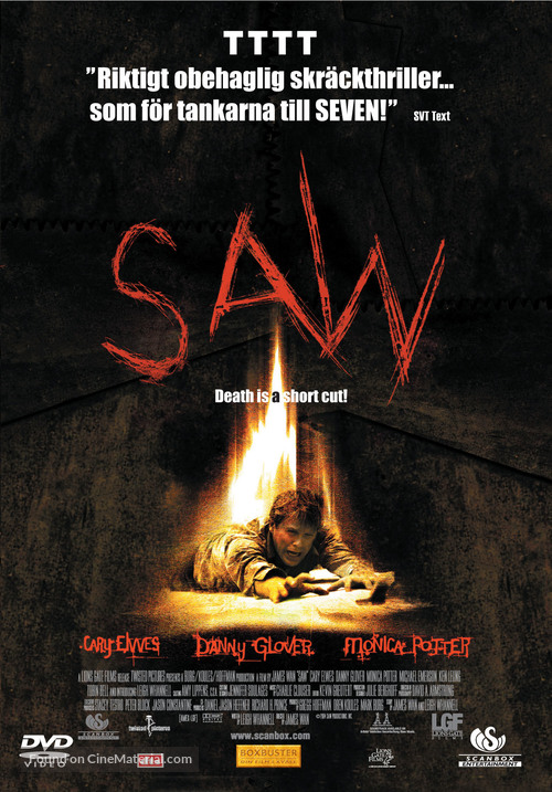 Saw - Swedish DVD movie cover