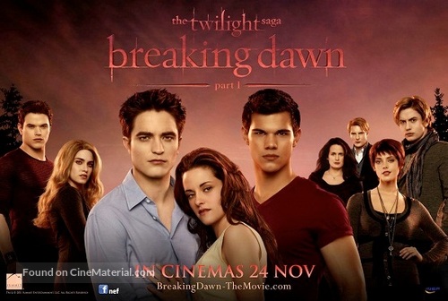 The Twilight Saga: Breaking Dawn - Part 1 - Malaysian Movie Poster
