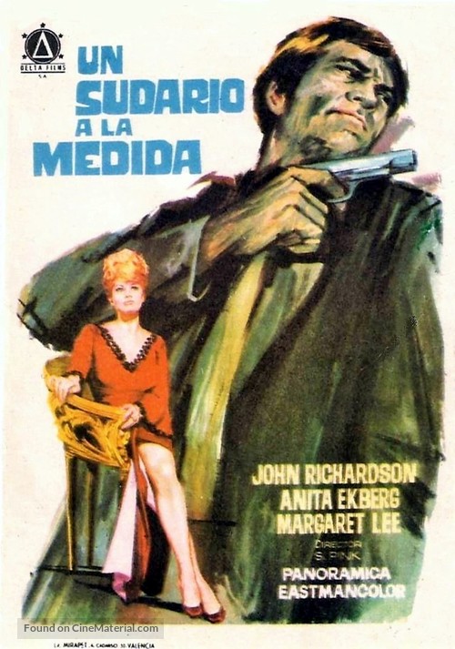 Un sudario a la medida - Spanish Movie Poster