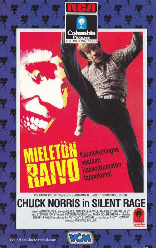 Silent Rage - Finnish VHS movie cover
