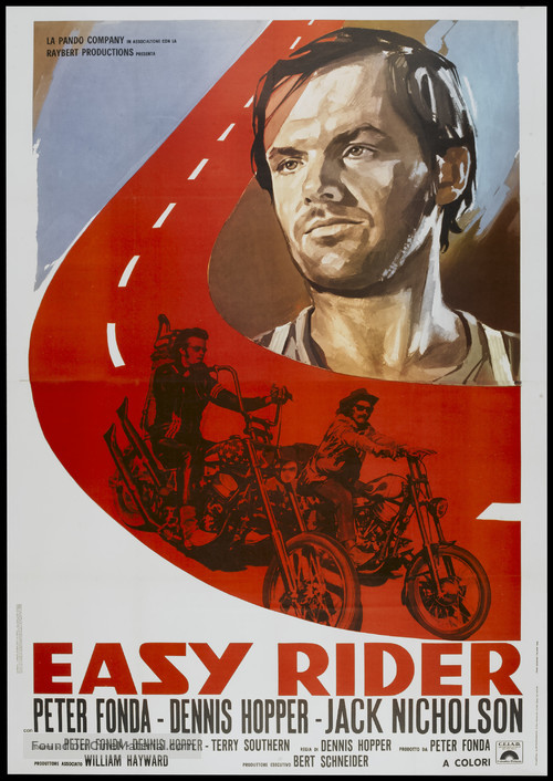 Easy Rider - Italian Theatrical movie poster
