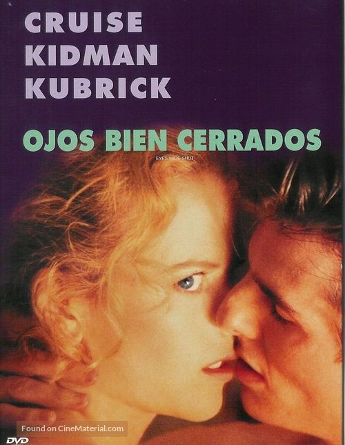 Eyes Wide Shut - Mexican DVD movie cover