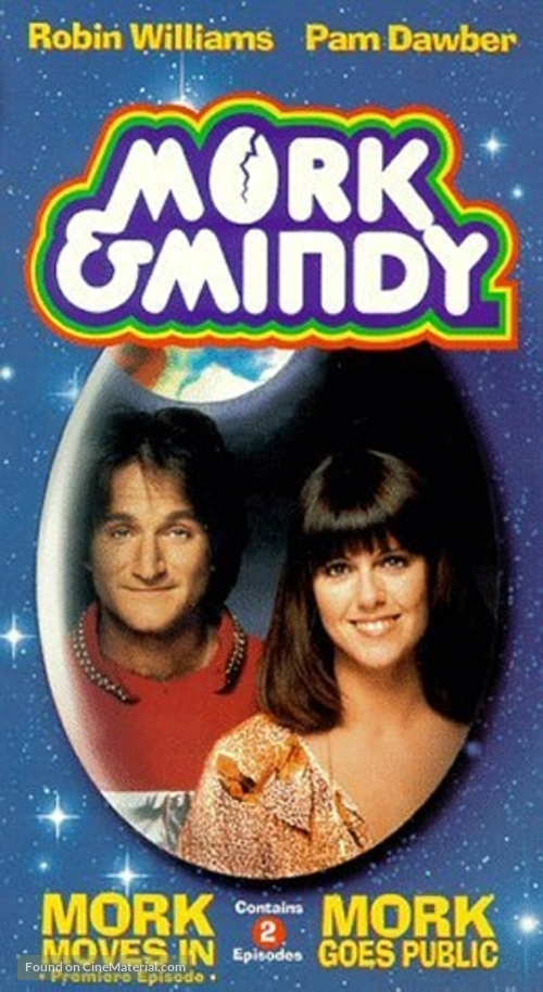 &quot;Mork &amp; Mindy&quot; - VHS movie cover