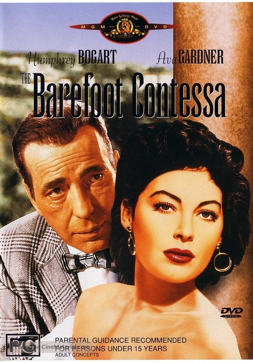 The Barefoot Contessa - Australian DVD movie cover