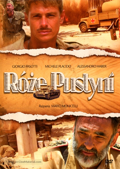 Le rose del deserto - Polish DVD movie cover