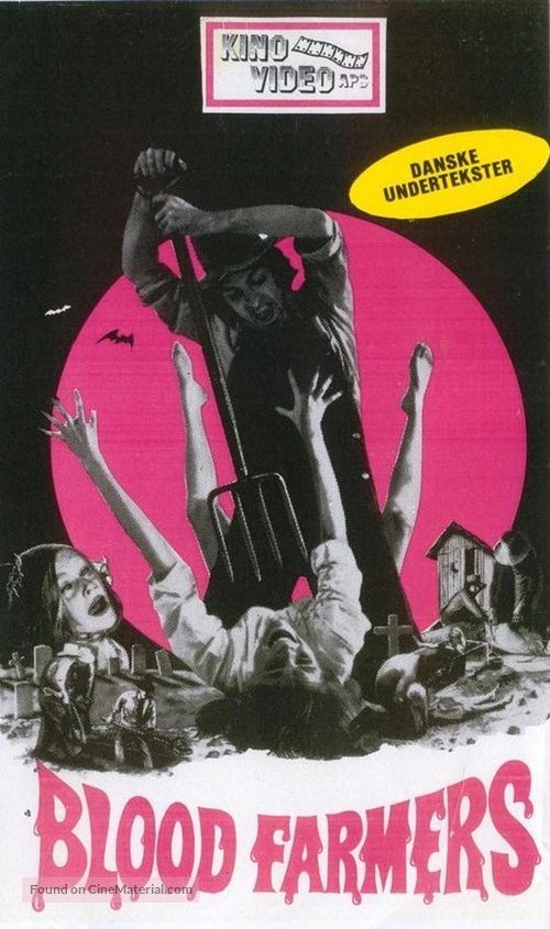 Invasion of the Blood Farmers - Danish VHS movie cover