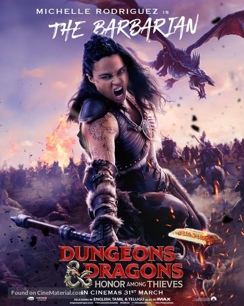 Dungeons &amp; Dragons: Honor Among Thieves - Indian Movie Poster