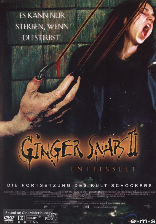 Ginger Snaps 2 - German DVD movie cover