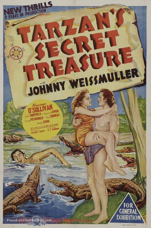 Tarzan&#039;s Secret Treasure - Australian Movie Poster