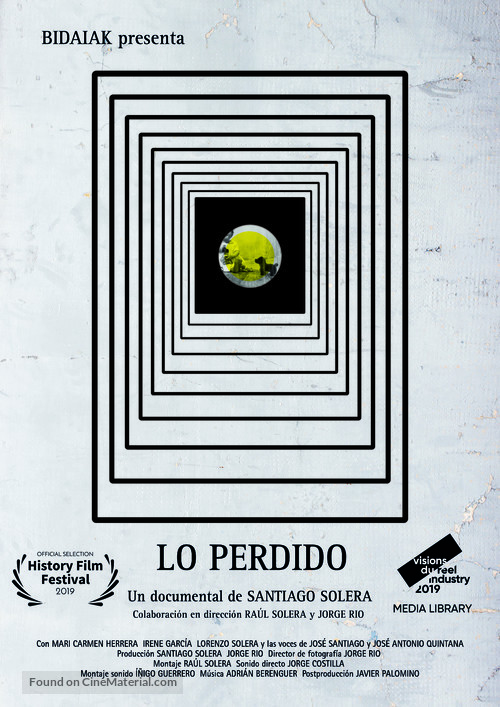 Lo perdido - Spanish Movie Poster