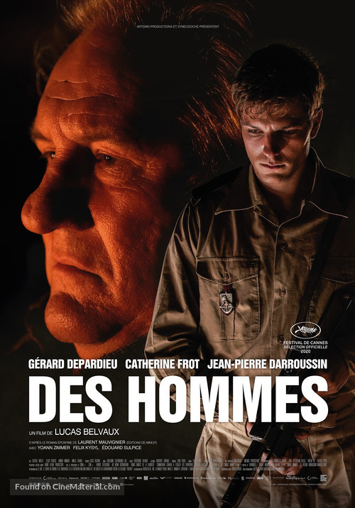 Des hommes - Belgian Movie Poster