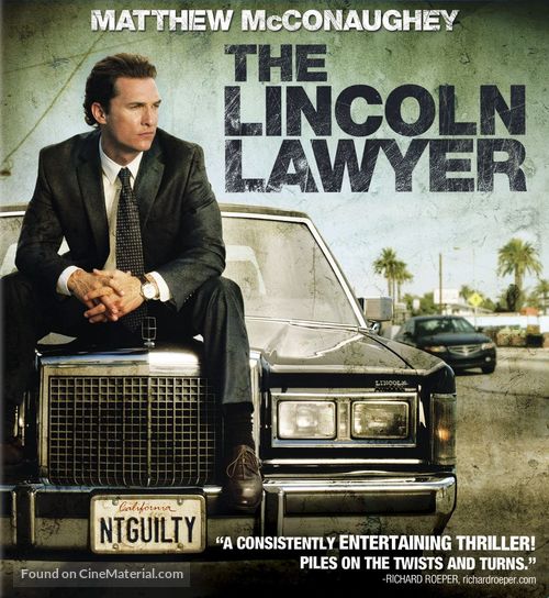 The Lincoln Lawyer - Blu-Ray movie cover