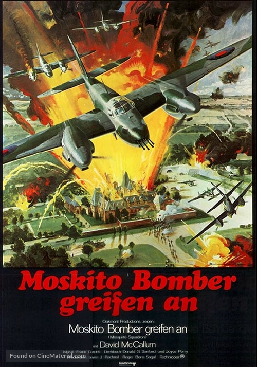 Mosquito Squadron - German Movie Poster