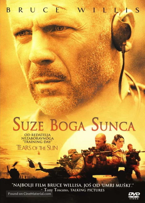Tears of the Sun - Croatian DVD movie cover