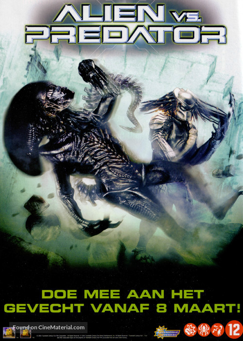 AVP: Alien Vs. Predator - Dutch Movie Poster