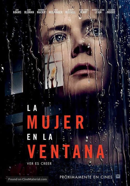 The Woman in the Window - Mexican Movie Poster