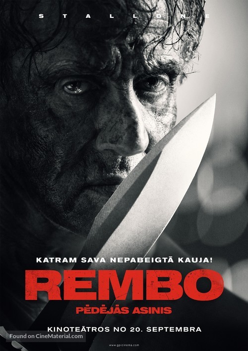 Rambo: Last Blood - Latvian Movie Poster