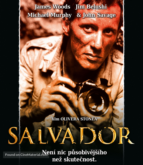 Salvador - Czech Blu-Ray movie cover