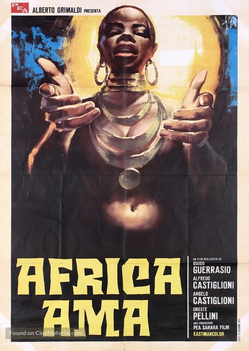 Africa ama - Italian Movie Poster