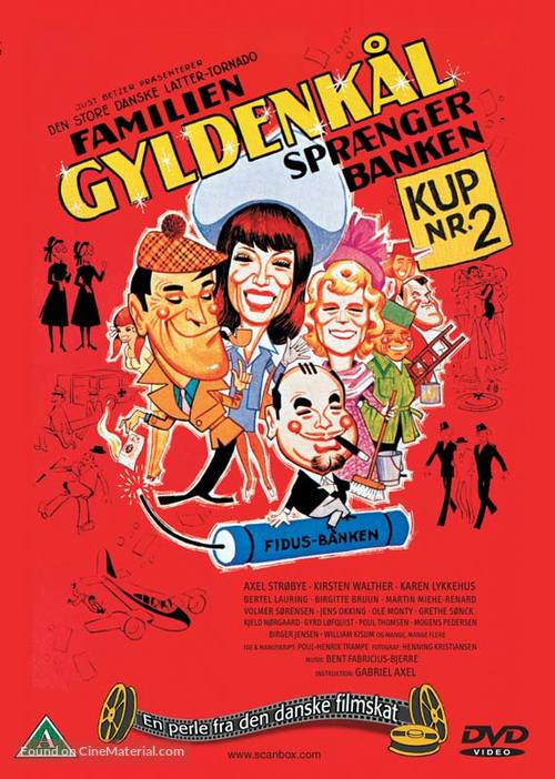 Familien Gyldenk&aring;l spr&aelig;nger banken - Danish DVD movie cover