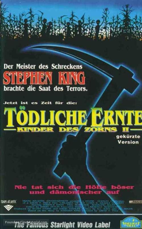 Children of the Corn II: The Final Sacrifice - German VHS movie cover