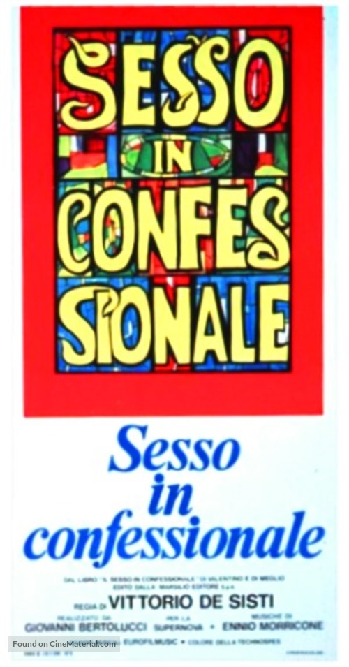 Sesso in confessionale - Italian Movie Poster