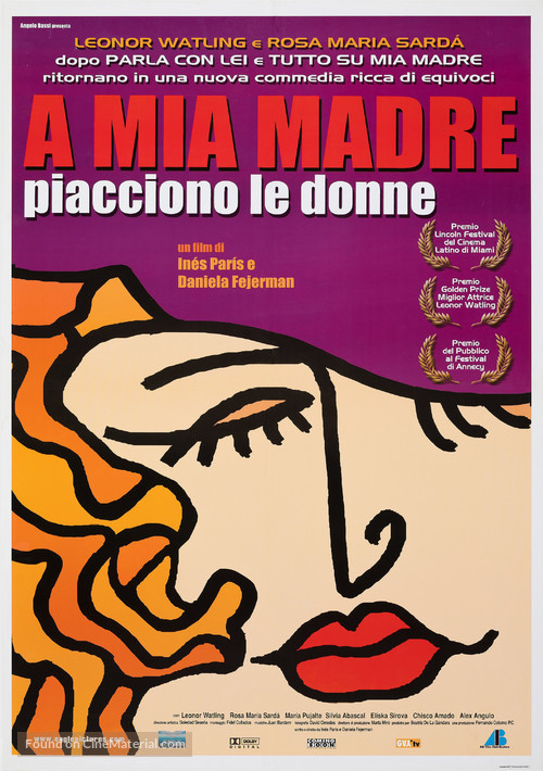 A mi madre le gustan las mujeres - Italian Movie Poster