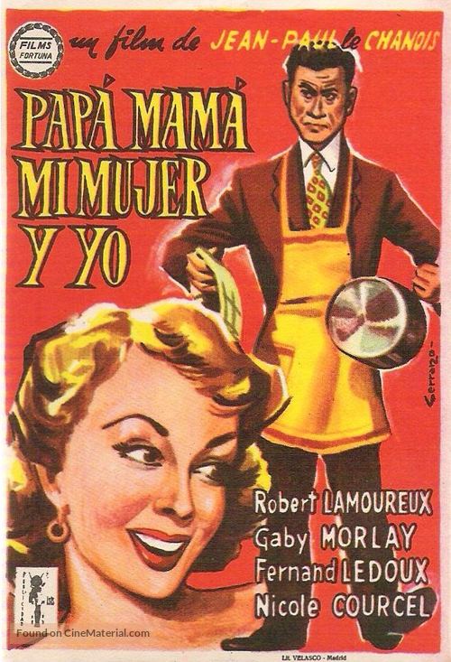 Papa, maman, ma femme et moi... - Spanish Movie Poster