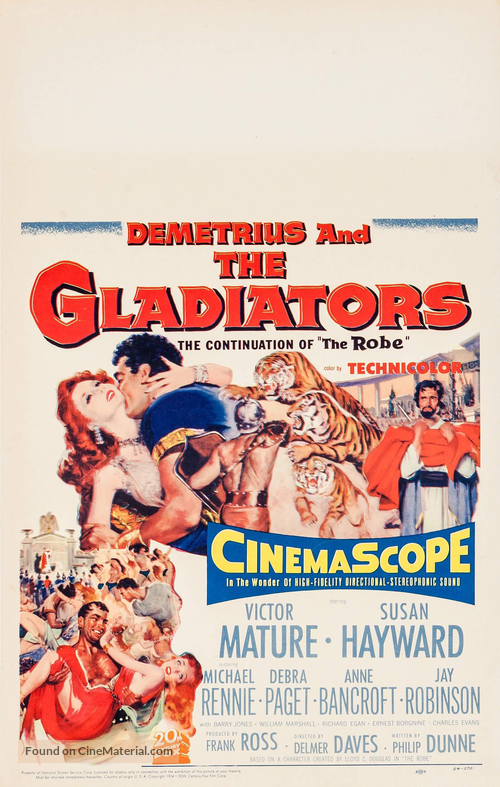 Demetrius and the Gladiators - Movie Poster