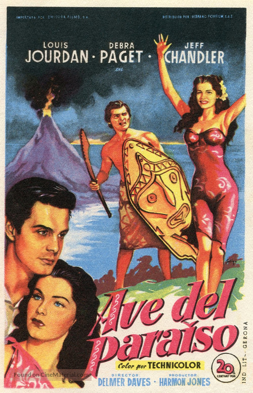 Bird of Paradise - Spanish Movie Poster